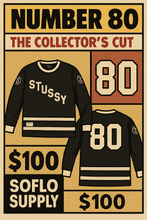 Load image into Gallery viewer, 🧥 Rare / Vintage Stussy x NHL Hockey Jersey 🔥 - Size: Large
