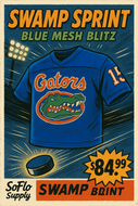 1Heartco 🐊Gators Mesh Football Jersey