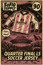 Load image into Gallery viewer, 90s Streetwear Style QTFL LS Soccer Jersey
