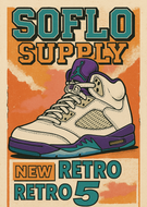 Air Jordan 5 Retro “Grape”HQ7978-100 – Size 8.5 – Lightly Worn
